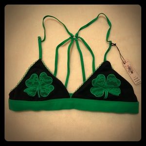 NWT Victoria’s Secret Cotton Lace Bralette Small